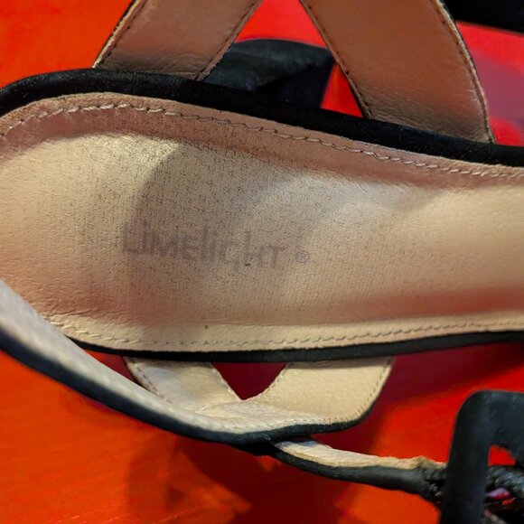 LIMELIGHT Black Suede Platform Heels - Size 11M - Picture 3 of 6